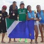 MS fatura prata e bronze no beach tennis e vai à semifinal no vôlei nos Jogos Universitários de Praia