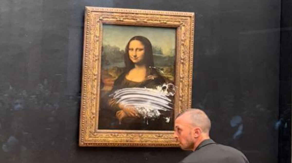 Obra de Leonardo da Vinci, Monalisa sofre ataque de vandalismo no museu Louvre