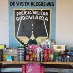 Polícia Militar Rodoviária apreende R$ 16 mil em contrabando na MS-164