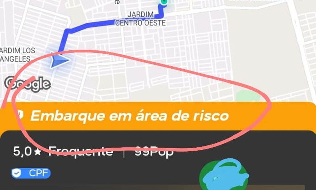 print 99 pop - 'Área perigosa': alerta para aplicativos gera frustração a moradores mais distantes do Centro de Campo Grande