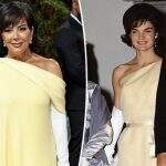 Fãs comparam Kris Jenner a Jackie Kennedy no Met Gala 2022