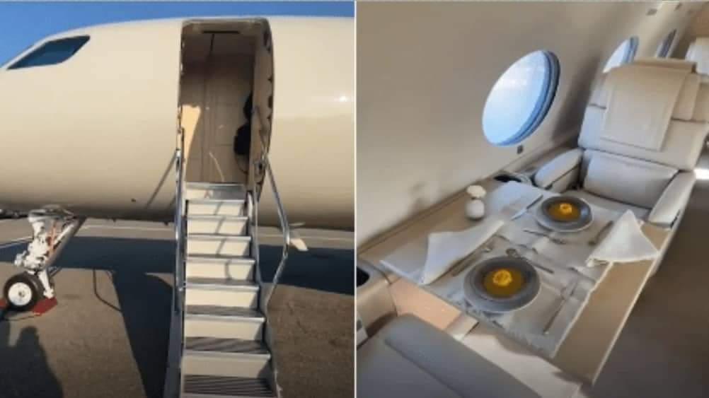 27C017EE 69B2 4C01 9A14 12007EC426B4 - Kim Kardashian mostra detalhes do seu avião particular de R$ 719 milhões