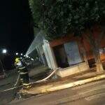 Incêndio destrói cozinha de lanchonete em Nova Andradina