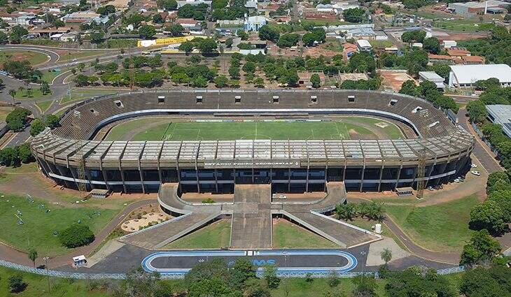 Estádio Morenão, em Campo Grande. Foto: Chico Ribeiro