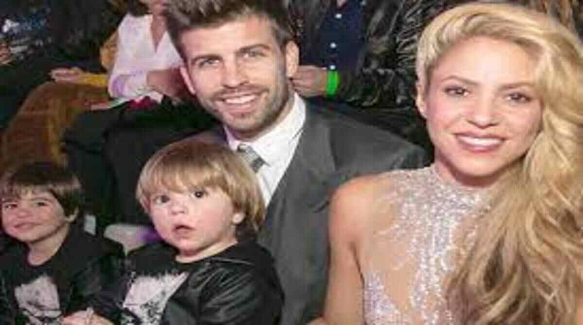 Shakira, Piqué e filhos