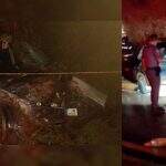 Motorista bate em barranco, capota e passageiro morre ao ser arremessado de carro em Três Lagoas