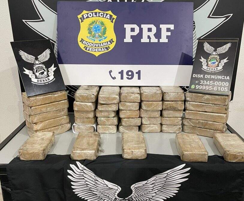 Quadrilha é presa com 40,6 kg de cocaína em Campo Grande