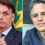 Bolsonaro rebate crítica de Mark Ruffalo após acusação de ameaça à democracia: ‘o Hulk original era muito mais legal’