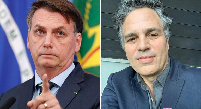 Bolsonaro rebate crítica de Mark Ruffalo após acusação de ameaça à democracia: 'o Hulk original era muito mais legal'