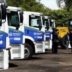 Municípios de MS recebem caminhões e motoniveladoras
