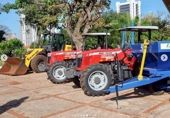 equipamentos - Agricultura familiar de Campo Grande recebe equipamentos e implementos