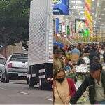 Inauguração de atacadista atrai consumidores e congestiona avenida de Campo Grande