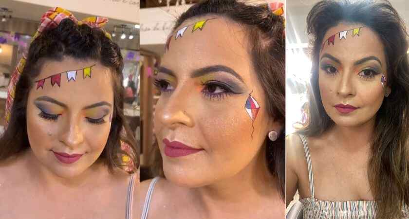 MAKE PARA SHOWS E FESTAS  MAQUIAGEM PARA FAZER *EM CASA