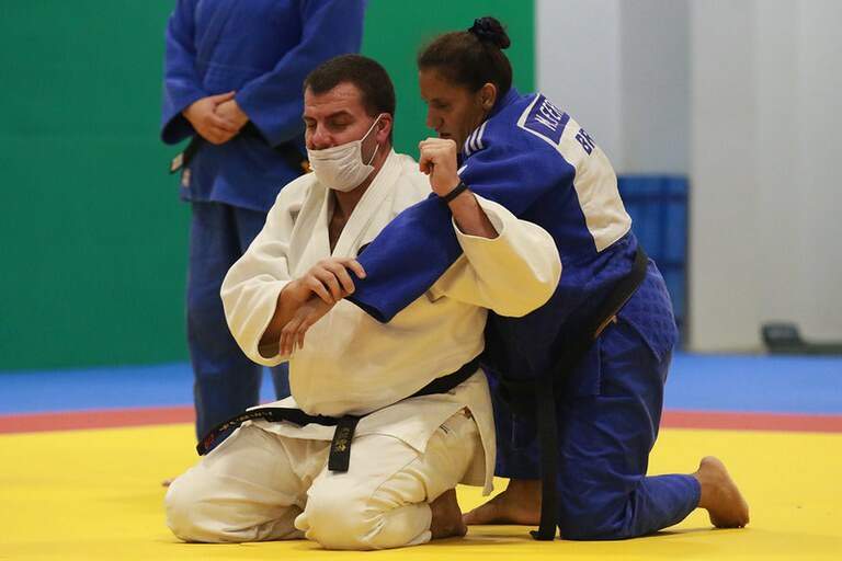 michelle treino ct divulgacao - Judocas de MS já estão em SP para participar de Gran Prix inédito no Brasil