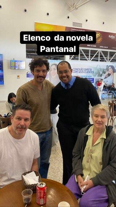 pantanal 1 - VÍDEO: Ao som de ‘Evidências’, elenco da novela Pantanal se reúne e faz despedida em restaurante de MS 