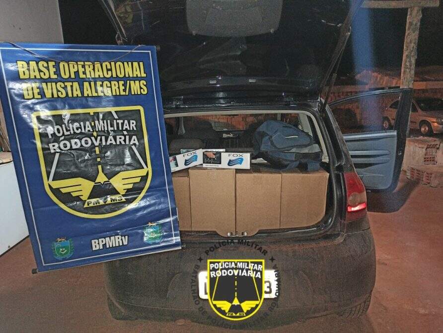 Polícia apreende R$ 28,5 mil em carga de contrabando na MS-164