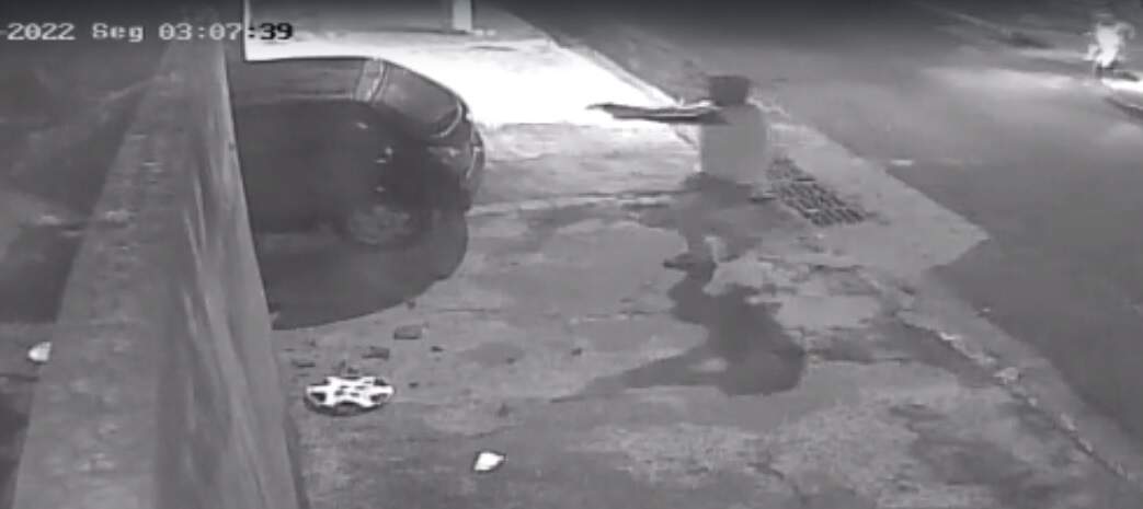 VÍDEO mostra perseguição de carro com acidente e tiros na Nhanhá