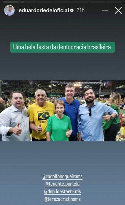 1 1 - Políticos de MS foram ao RJ em evento do PL que oficializou Bolsonaro à reeleição
