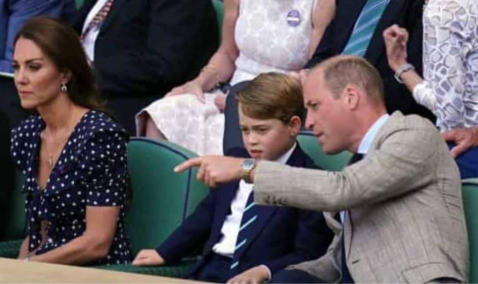 31279D2C 01A8 44CB BD70 C03A3794F585 - Príncipe George roubou a cena ao acompanhar os pais no torneio de Wimbledon