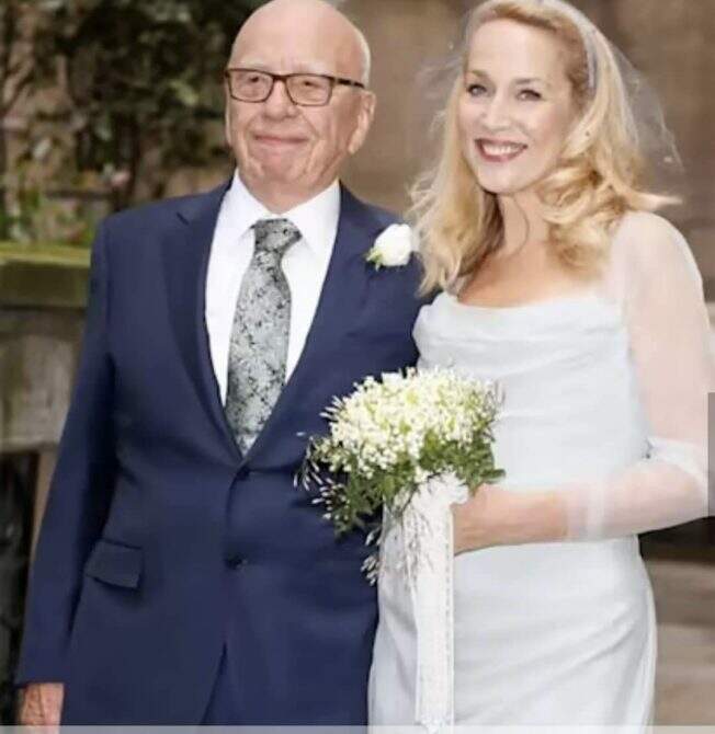 74AD8B54 1140 4E5E B69B 895932F1790D - Magnata da mídia Rupert Murdoch termina casamento com Jerry Hall por e-mail 