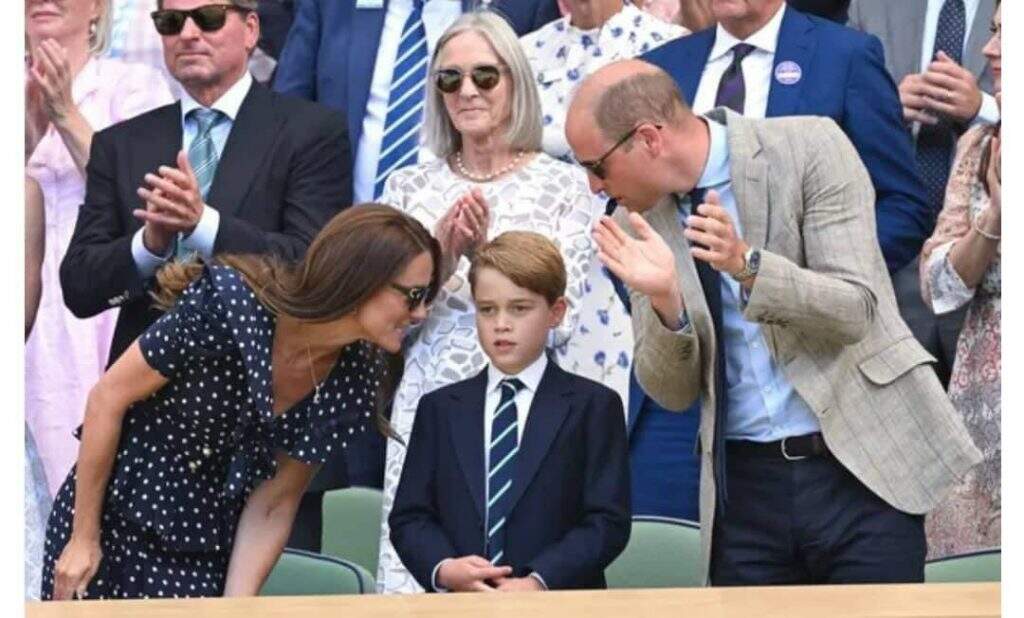 8315BDEE C003 4045 A3BE EB15BC9AF608 - Príncipe George roubou a cena ao acompanhar os pais no torneio de Wimbledon