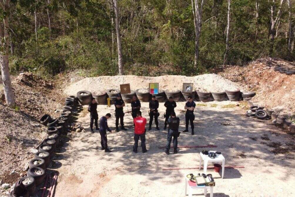 Guardas Municipais de Corumbá passam por treinamento para porte e manuseio de pistola