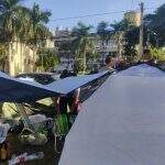 Com acordo, Guardas Municipais suspendem acampamento em frente à Prefeitura de Campo Grande