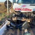 ambulancia acidente costa rica - Jornal Midiamax - Notícias de Campo Grande e Mato Grosso do Sul (MS)