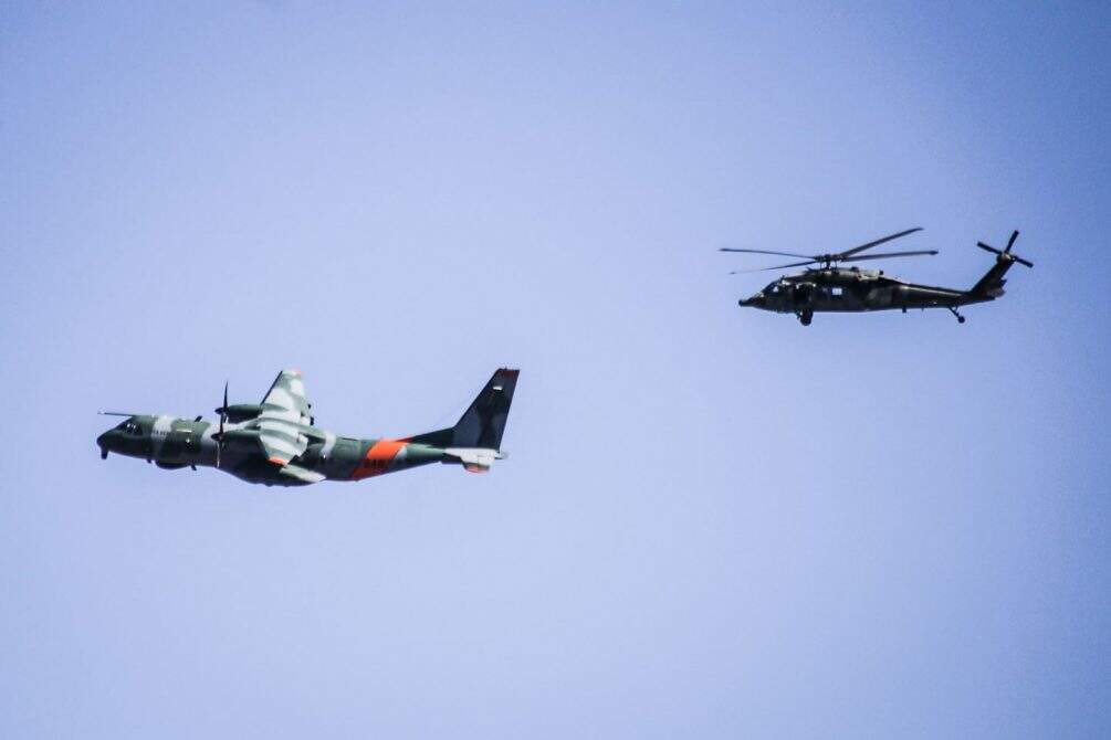 Você viu? Avião e helicóptero da Força Aérea sobrevoam Campo Grande 'em círculos'