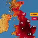 Reino Unido deve enfrentar calor recorde de 40ºC nos próximos dias