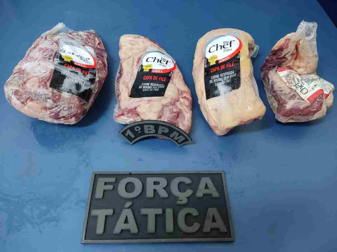 Suspeito de comprar carne furtada é preso após bandidos invadirem e defecarem em restaurante