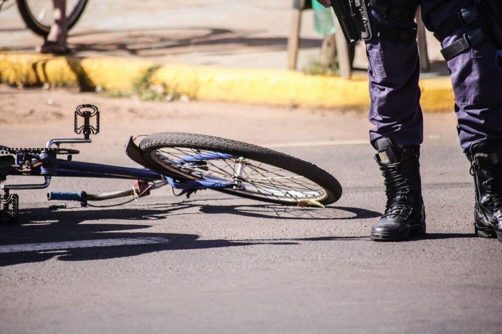 ciclista 1 - Ciclista atropelado por ônibus na avenida Marechal Deodoro morre na UPA em Campo Grande