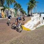 Com prêmio de até R$ 1,5 mil, primeira etapa de competição de ciclismo é realizada em Corumbá