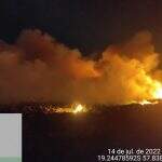 Há 12 horas, bombeiros combatem incêndio em fazenda no Pantanal