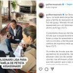 Bolsonaro liga para família de dirigente petista morto por policial federal