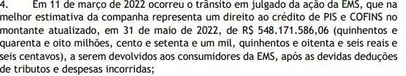 documento - Energisa terá que devolver mais de R$ 440 milhões aos consumidores de Mato Grosso do Sul