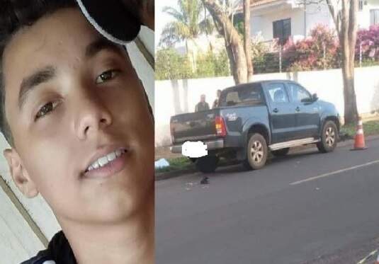 Adolescente morre ao ser atingido e arremessado por camionete em MS