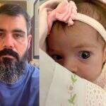 Após receber alta da UTI, filha recém-nascida de Juliano Cazarré surge nas redes sociais: ‘quer viver’