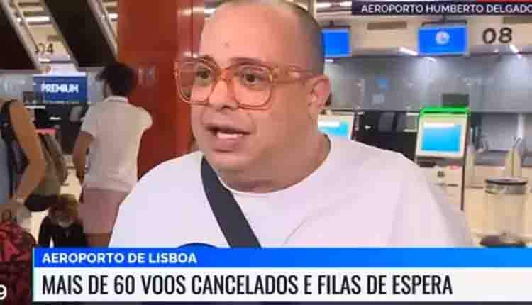 Brasileiro viraliza após falas em aeroporto de Lisboa: 'Mesma cueca há 6 dias'