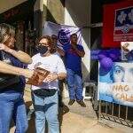 Após saída de presidente da Caixa por assédio, bancários fazem protesto em Campo Grande