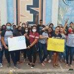 Por medo que curso seja extinto, alunos de letras da UFMS protestam contra suspensão de novas matrículas