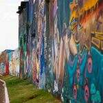 Grafite é arte urbana em Campo Grande