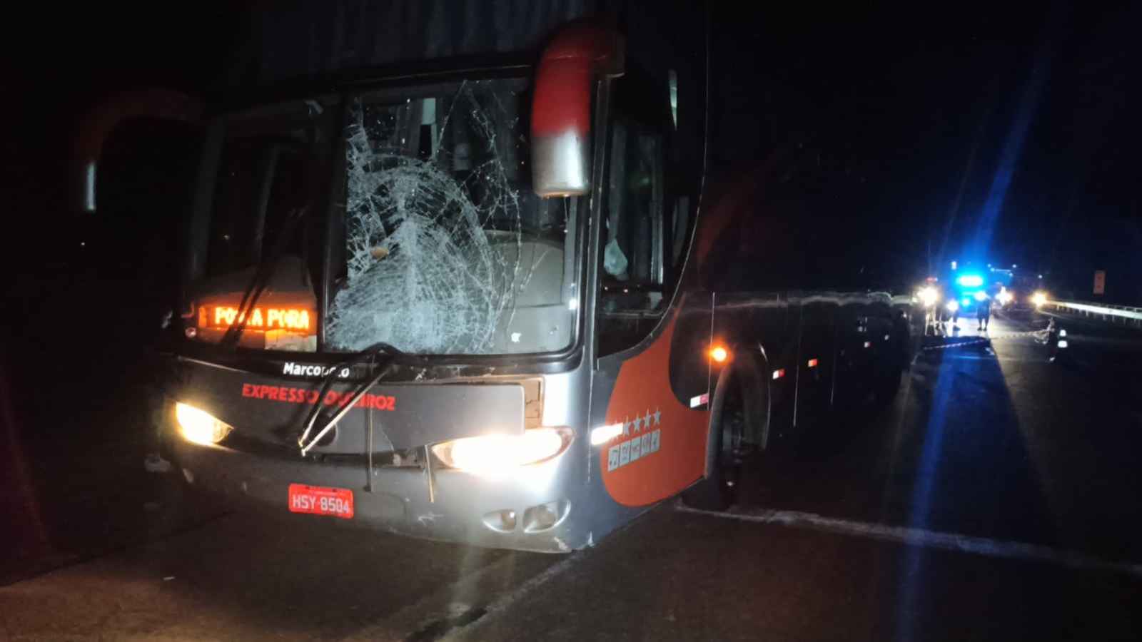 Adolescente de 16 anos morre atropelado por ônibus na BR-163