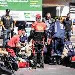 Idoso fica em estado grave após ser atropelado por motociclista em Campo Grande