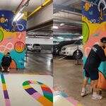 Shopping de Campo Grande inaugura vagas de estacionamento decoradas e exclusivas para autistas