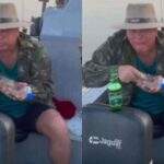 Leonardo devora piranha crua durante pescaria no Pantanal de MS: ‘sashimi’