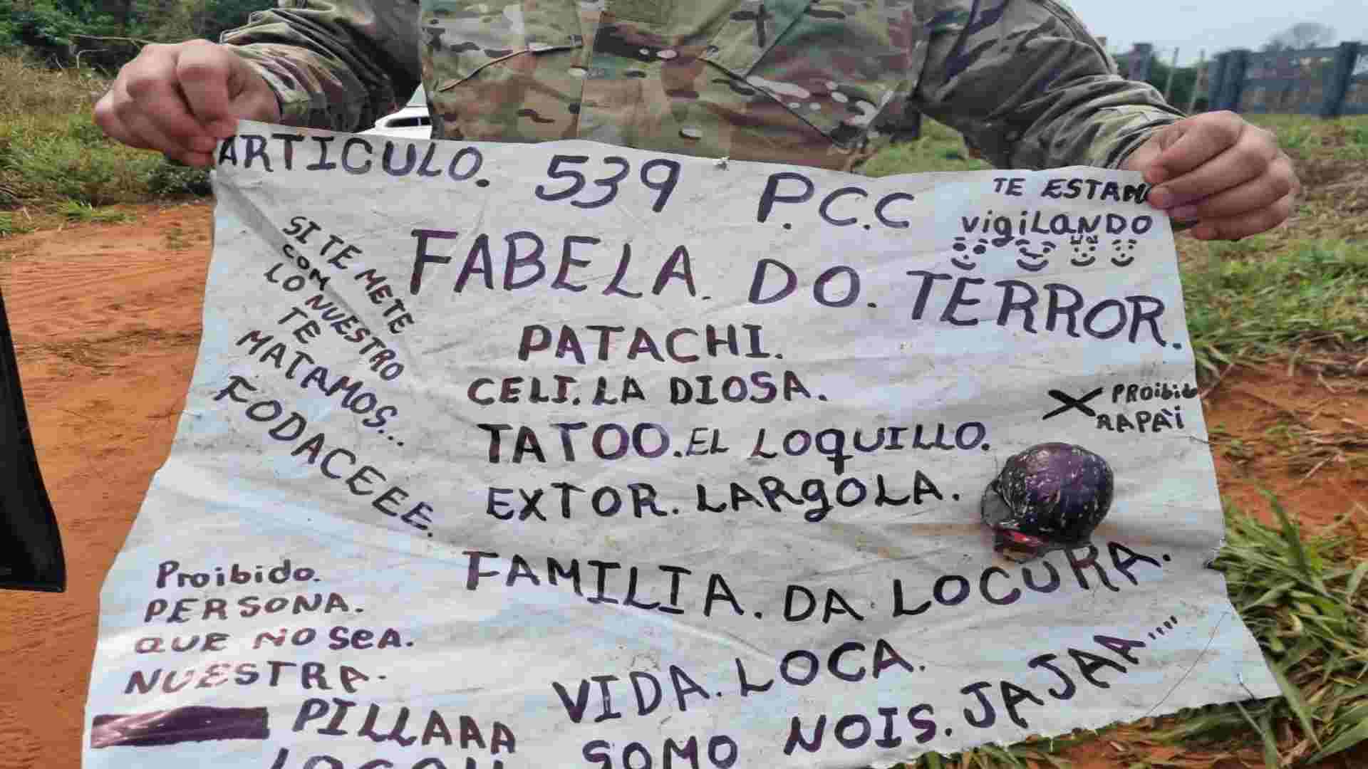 Polícia destrói acampamentos do PCC usados para produção de maconha na fronteira