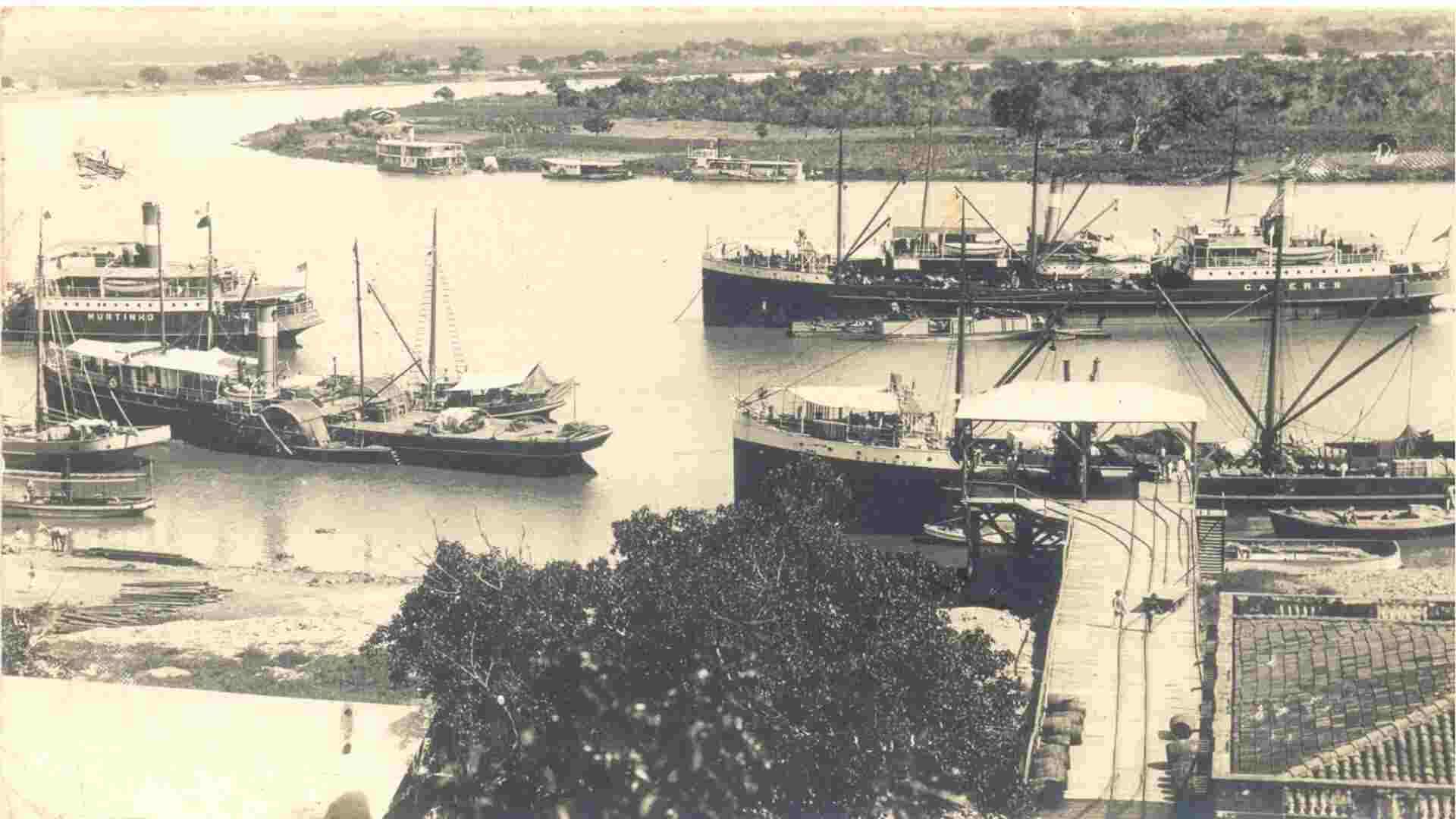 porto de Corumbá década de 50