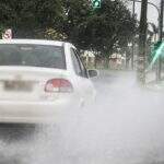 Campo Grande amanhece debaixo de chuva e previsão é de tempestade para MS