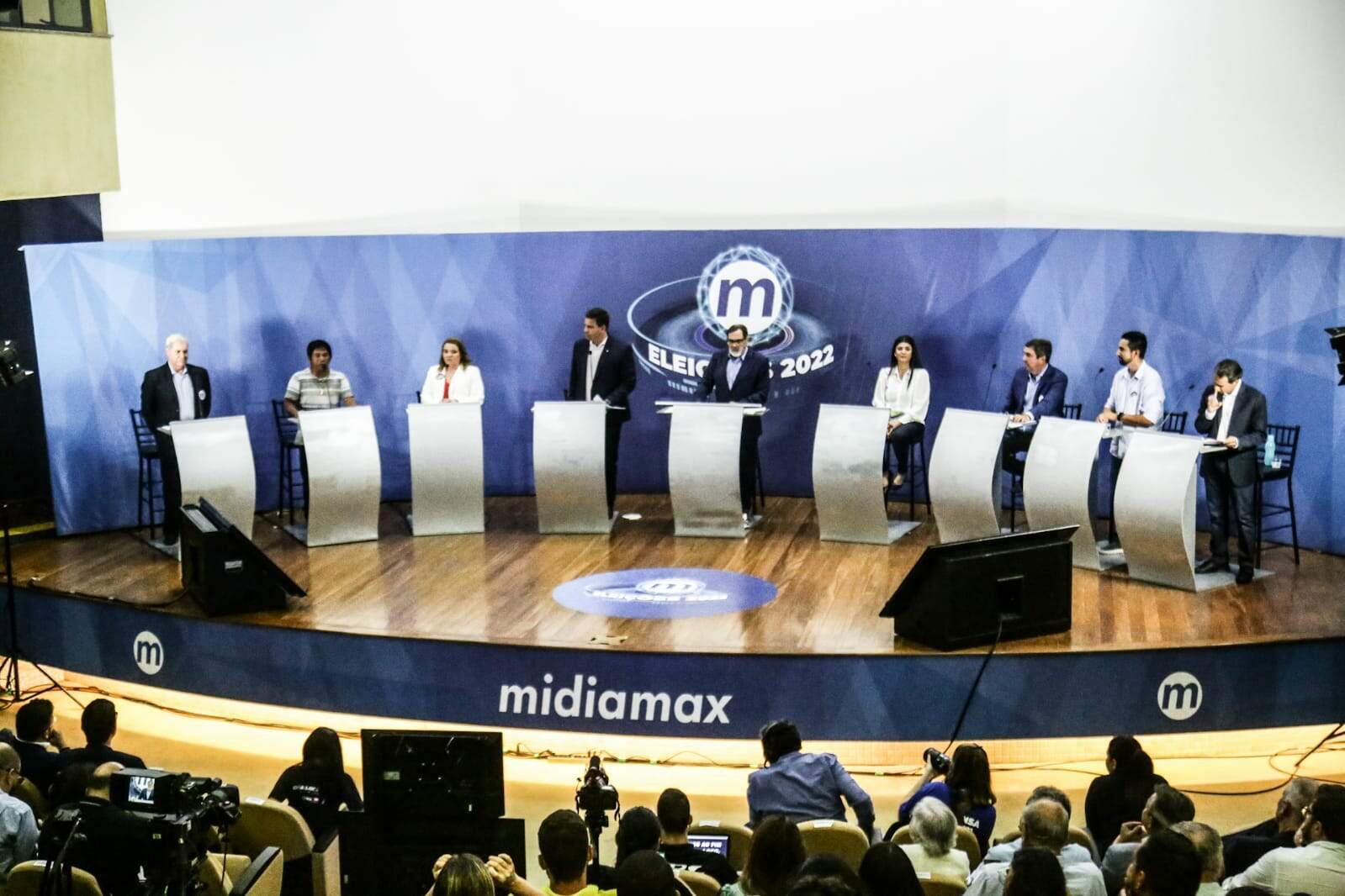 Debate Midiamax: propostas e bate-boca marcaram confronto dos 8 candidatos ao Governo